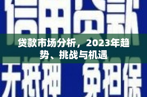 克孜勒苏柯尔克孜贷款市场分析，2023年趋势、挑战与机遇
