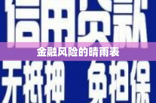 克孜勒苏柯尔克孜金融风险的晴雨表