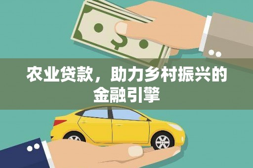 克孜勒苏柯尔克孜农业贷款，助力乡村振兴的金融引擎