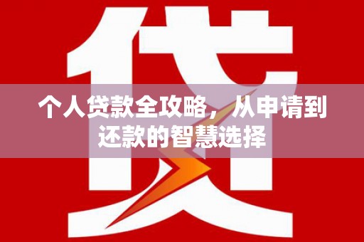 克孜勒苏柯尔克孜个人贷款全攻略，从申请到还款的智慧选择