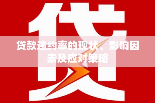 克孜勒苏柯尔克孜贷款违约率的现状、影响因素及应对策略