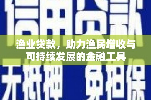 克孜勒苏柯尔克孜渔业贷款，助力渔民增收与可持续发展的金融工具