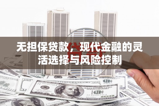 克孜勒苏柯尔克孜无担保贷款，现代金融的灵活选择与风险控制