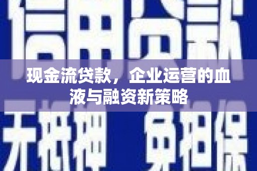 克孜勒苏柯尔克孜现金流贷款，企业运营的血液与融资新策略