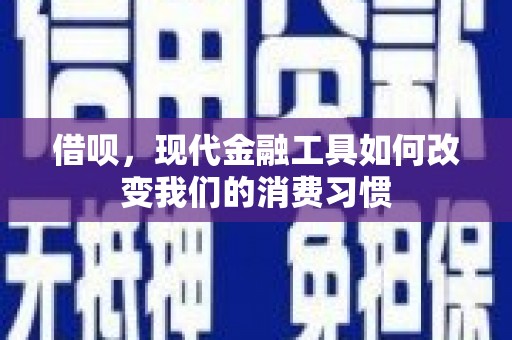 克孜勒苏柯尔克孜借呗，现代金融工具如何改变我们的消费习惯