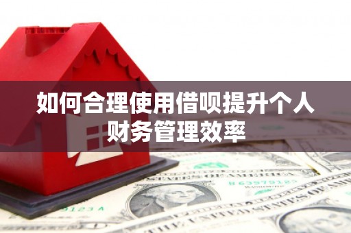 克孜勒苏柯尔克孜如何合理使用借呗提升个人财务管理效率