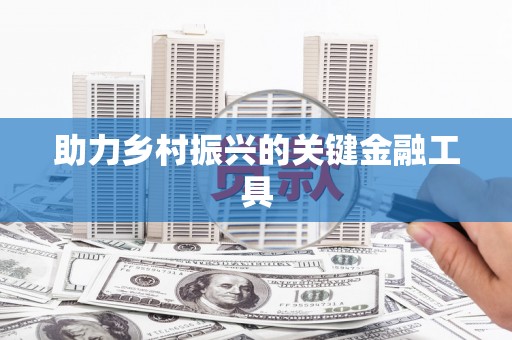 克孜勒苏柯尔克孜助力乡村振兴的关键金融工具