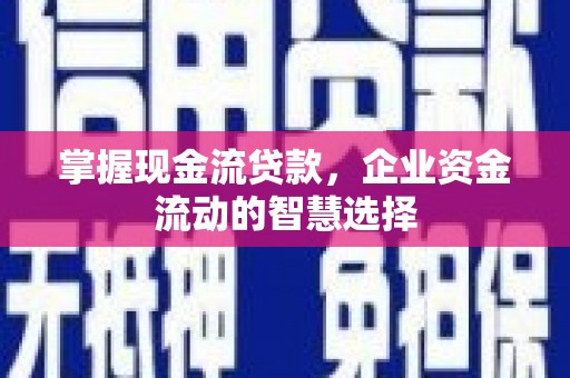 克孜勒苏柯尔克孜掌握现金流贷款，企业资金流动的智慧选择