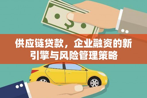 克孜勒苏柯尔克孜供应链贷款，企业融资的新引擎与风险管理策略
