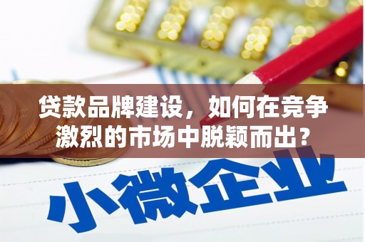 克孜勒苏柯尔克孜贷款品牌建设，如何在竞争激烈的市场中脱颖而出？