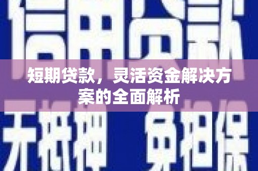 克孜勒苏柯尔克孜短期贷款，灵活资金解决方案的全面解析