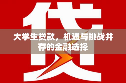 克孜勒苏柯尔克孜大学生贷款，机遇与挑战并存的金融选择