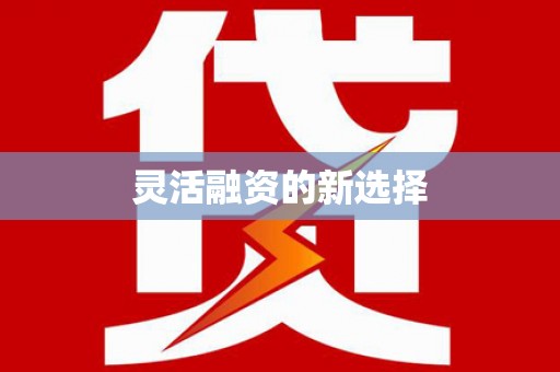 克孜勒苏柯尔克孜灵活融资的新选择