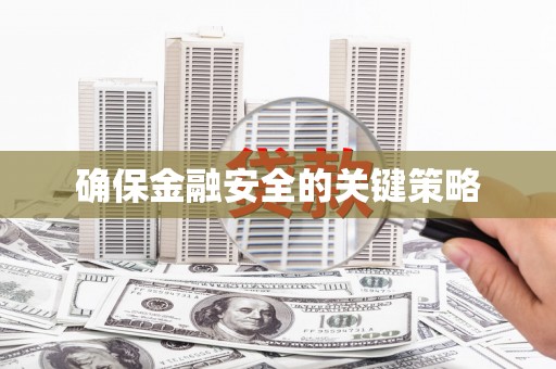 克孜勒苏柯尔克孜确保金融安全的关键策略