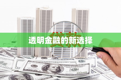 克孜勒苏柯尔克孜透明金融的新选择